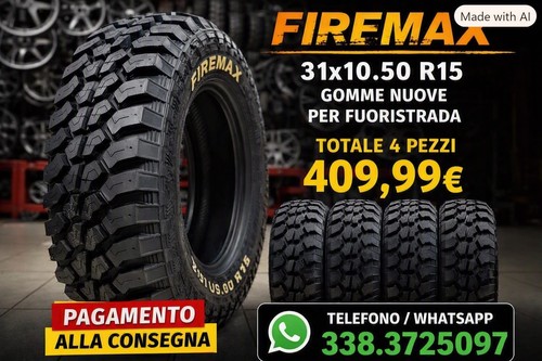 Pneumatici 31x10 r15 109q - 4,